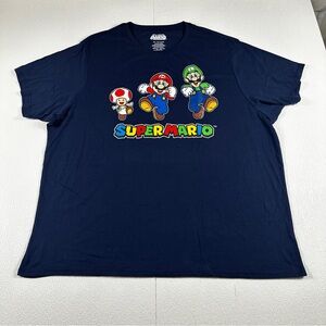 Nintendo Super Mario Luigi Toad Graphic T-Shirt 3X